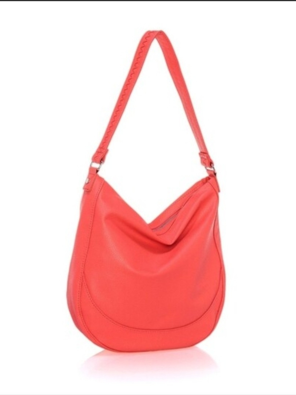 Thirty-One NWT Coral Shoulder Hobo Bag with Braided Strap